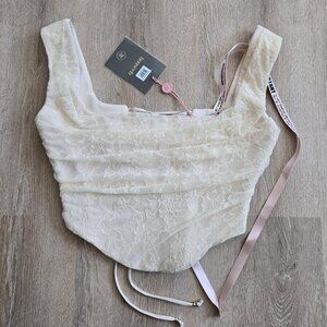 NWT House of CB Una Corset Top Size Small (D-E Cup)